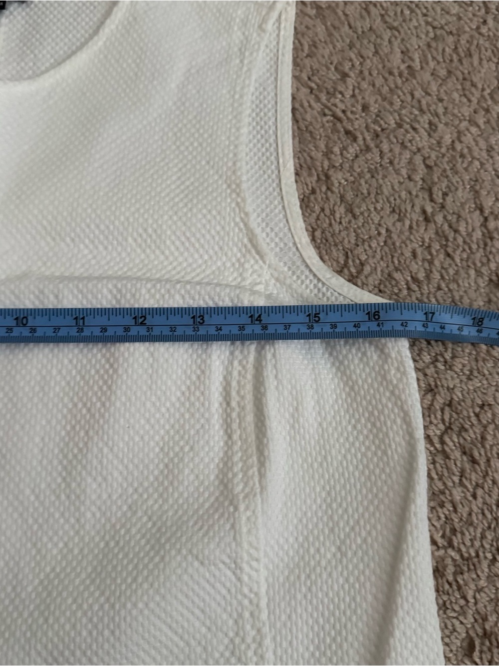 Worth White Sleeveless Button-Down Shirt Vest, 4 - Picture 15 of 16